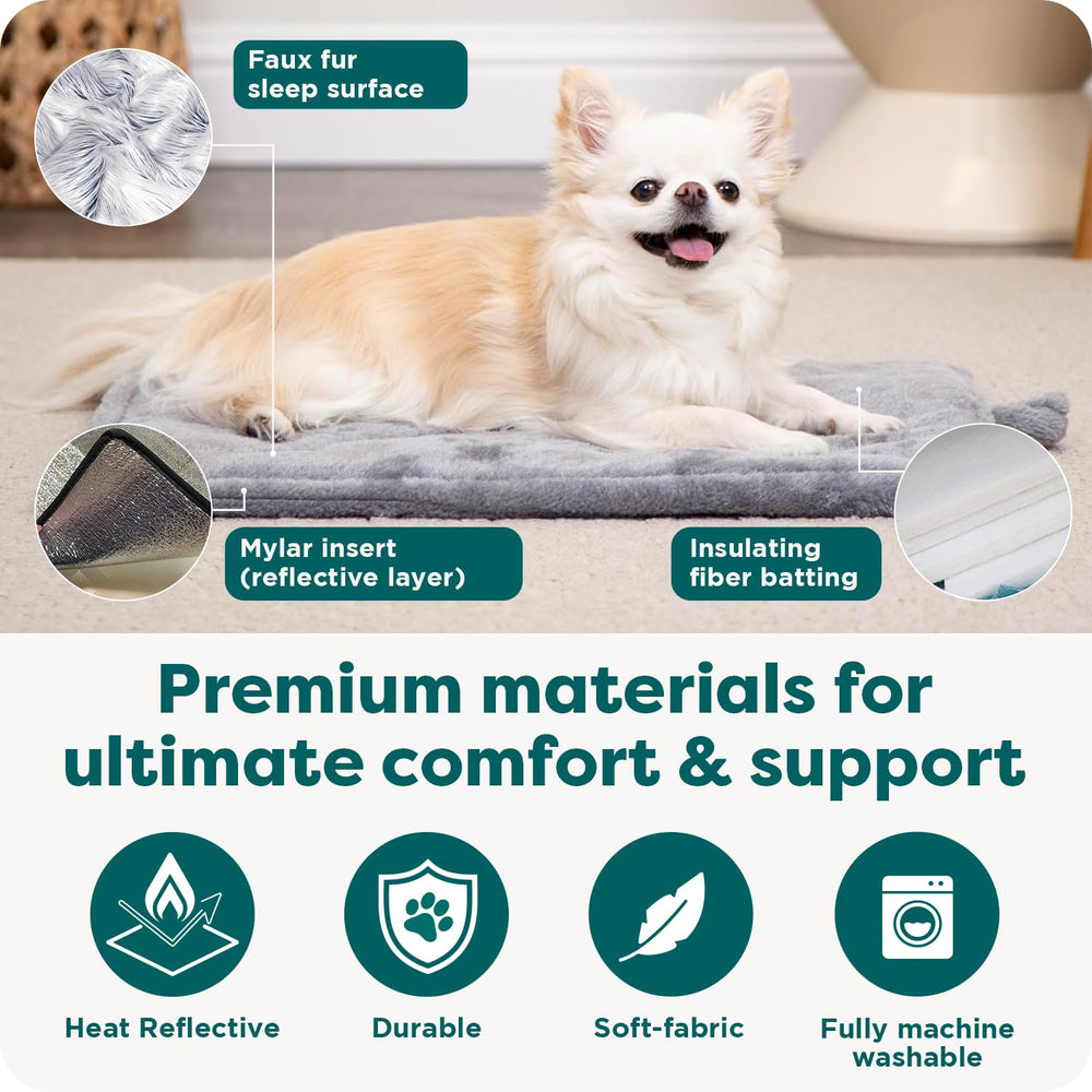 Cama Furhaven ThermaNAP lavable a máquina para limpieza rápida