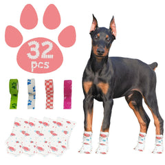 Botas desechables Furklevor para patas de perro protegen en paseos.