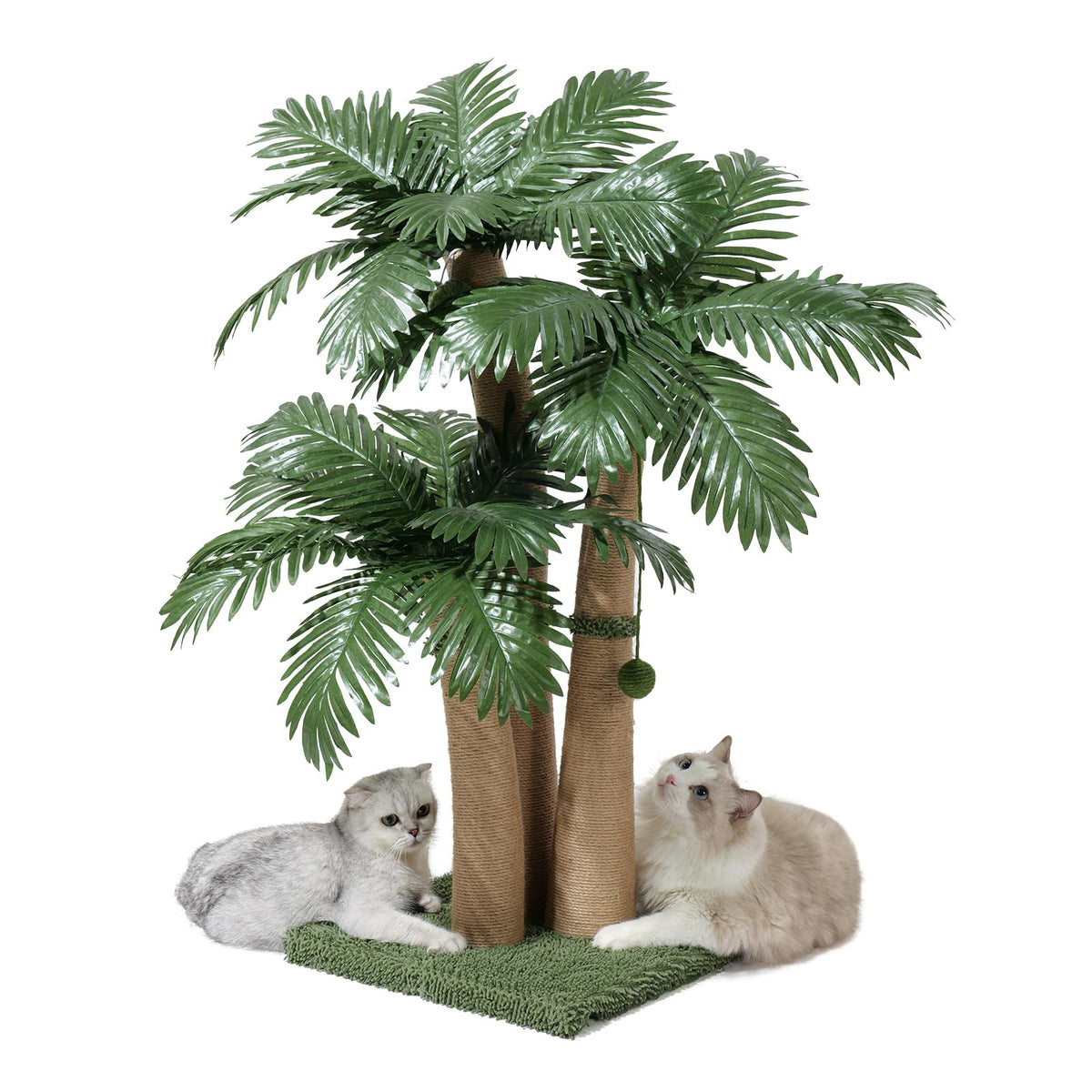 Furlogy torre-gato-40-pulgadas: ideal para rascar, estirar y observar desde una altura segura.