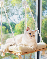 Furrfinity cama-ventana gato con sujeciones industriales para vistas al exterior