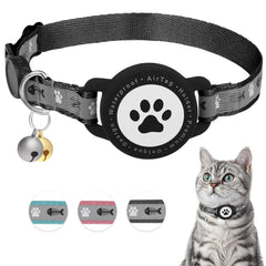 Collar Furrigo AirTag impermeable para paseos bajo lluvia