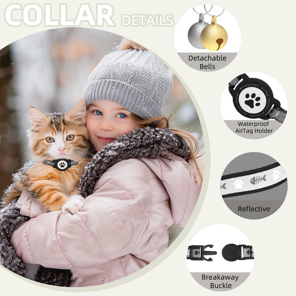Collar Furrigo AirTag ligero para uso diario
