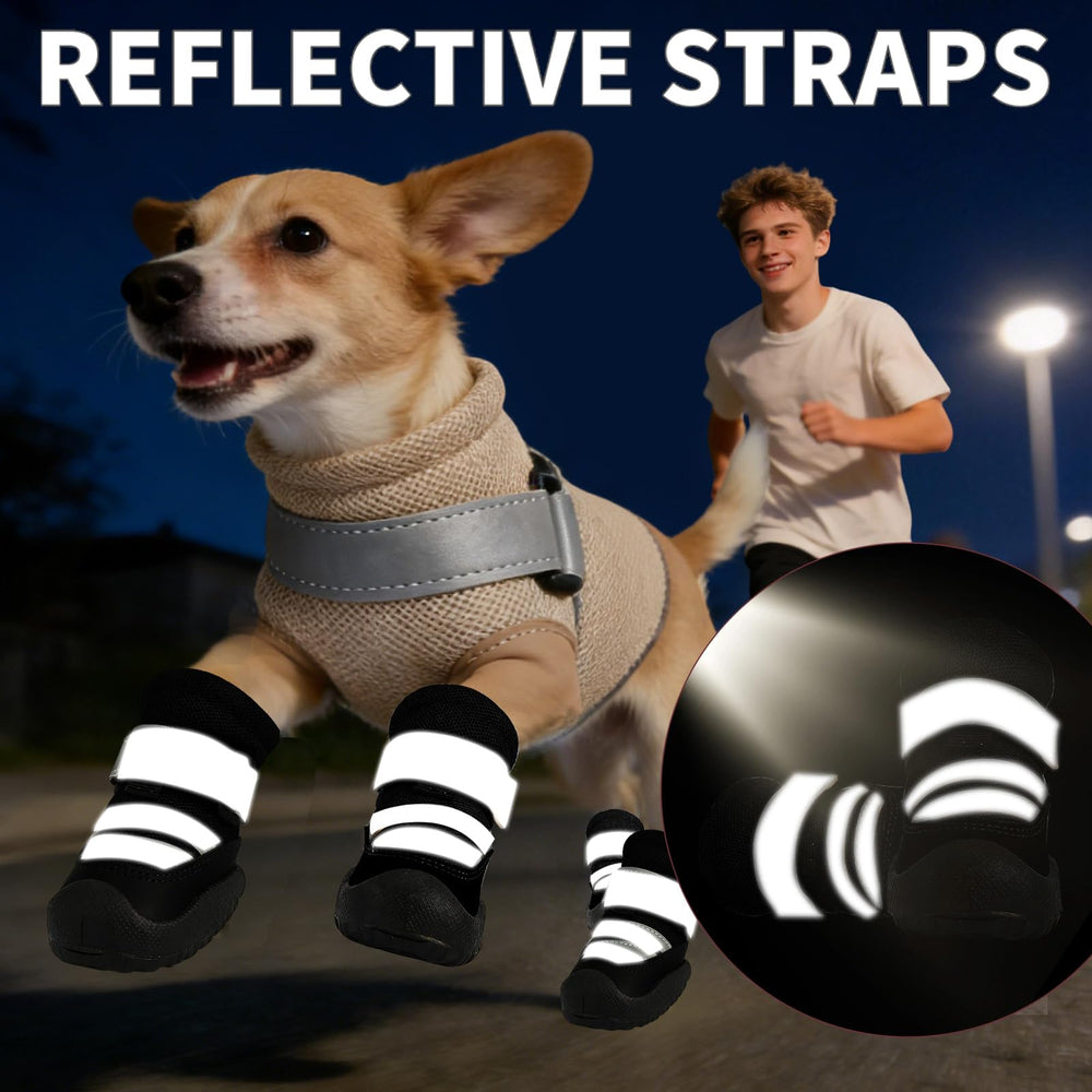 Botas Furrtripsy para perro con punta reforzada de cuero para durabilidad