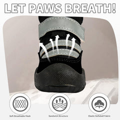 Botas Furrtripsy para perro con suela antideslizante en terreno húmedo