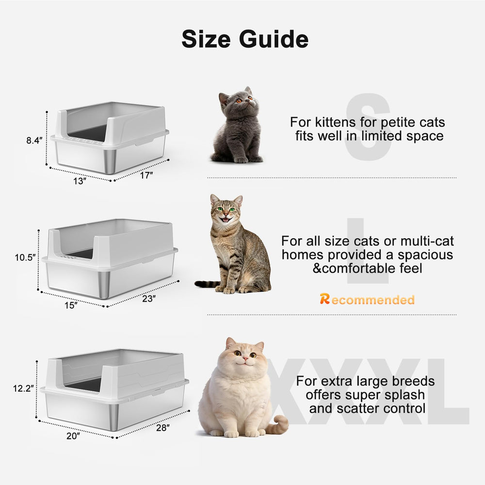 FURTIME caja de arena con pala y alfombrilla para limpieza rápida