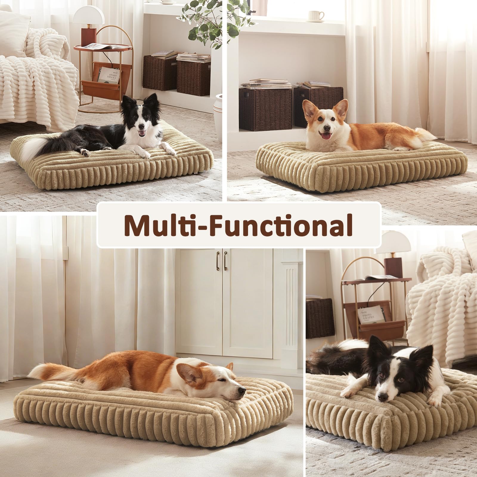 Cama para perro FURTIME uso interior y exterior versátil