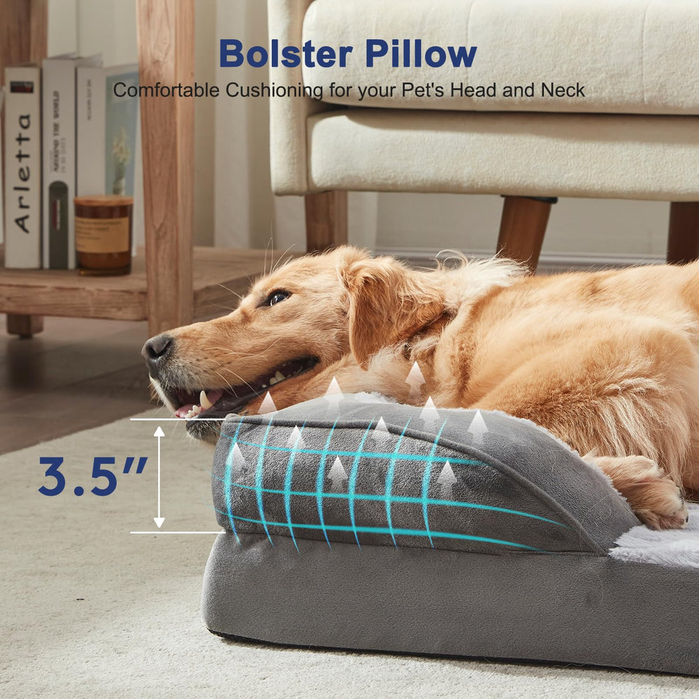 Forro interior impermeable de la cama FURTIME protege la espuma.