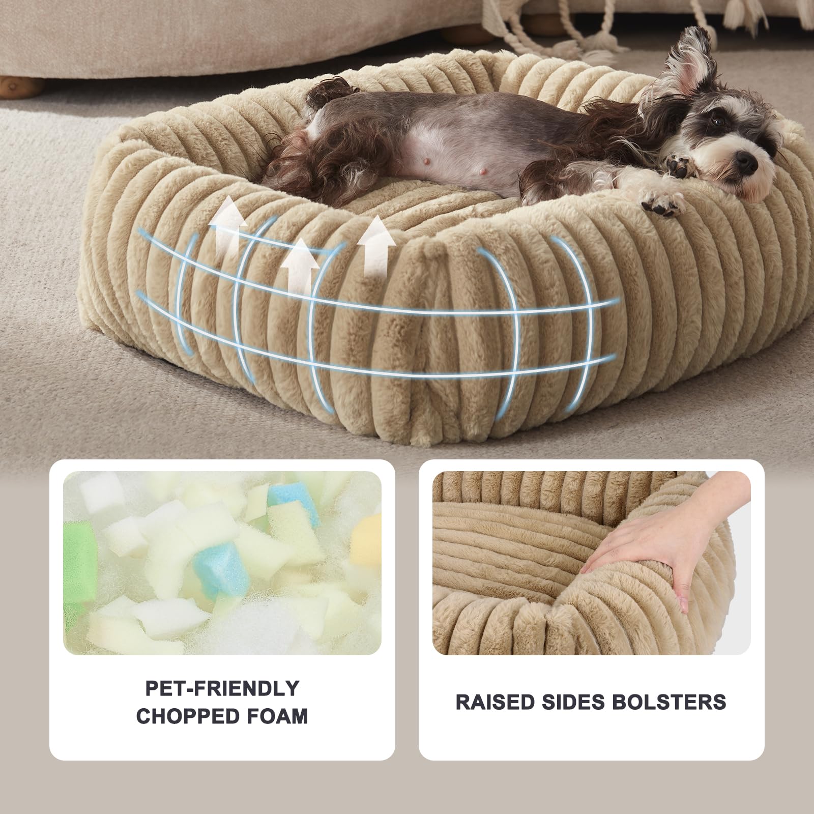 Dimensiones 30x24x8 pulgadas, apta para perros de hasta 18 kg