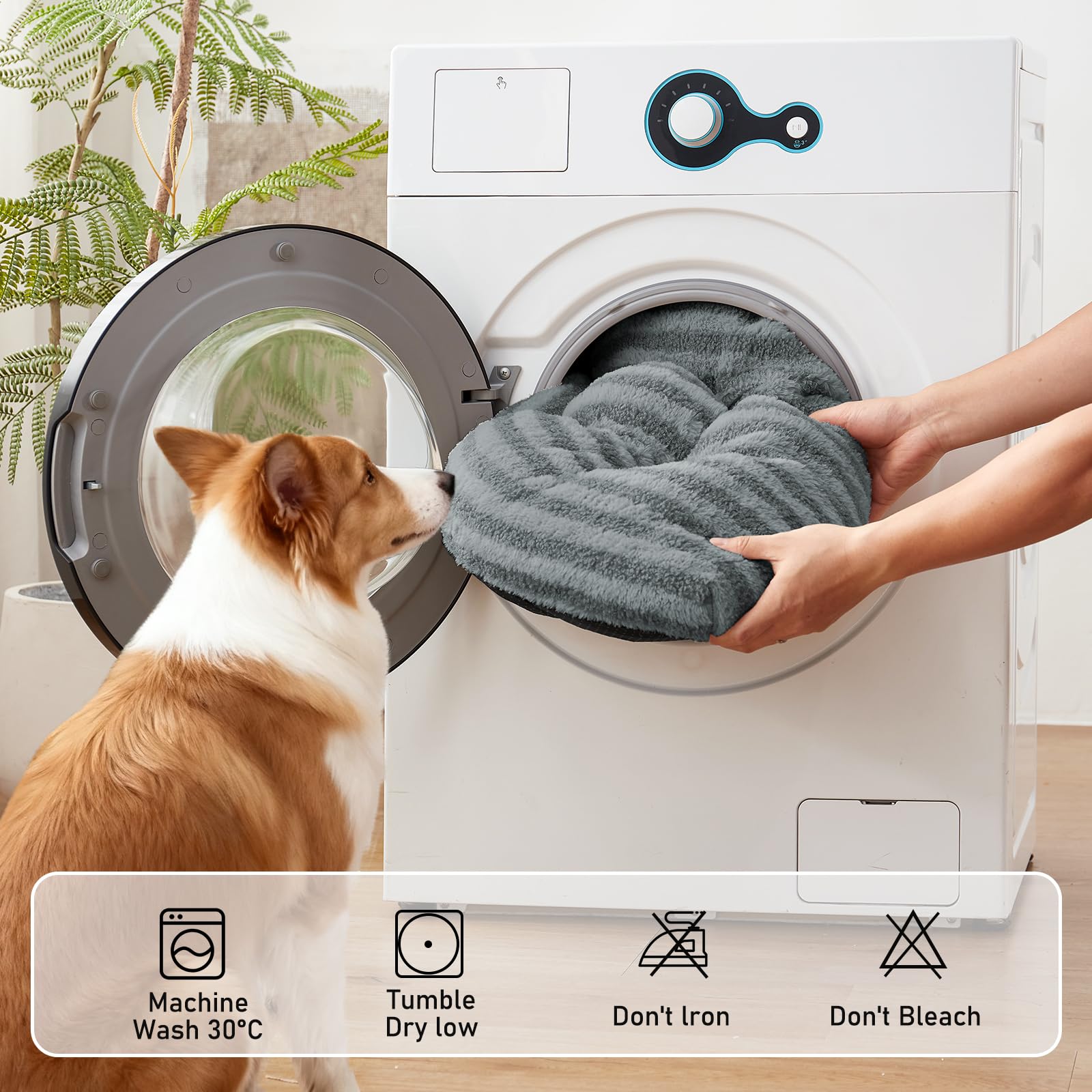 Cama FURTIME disponible en varios tamaños para razas grandes y pequeñas.