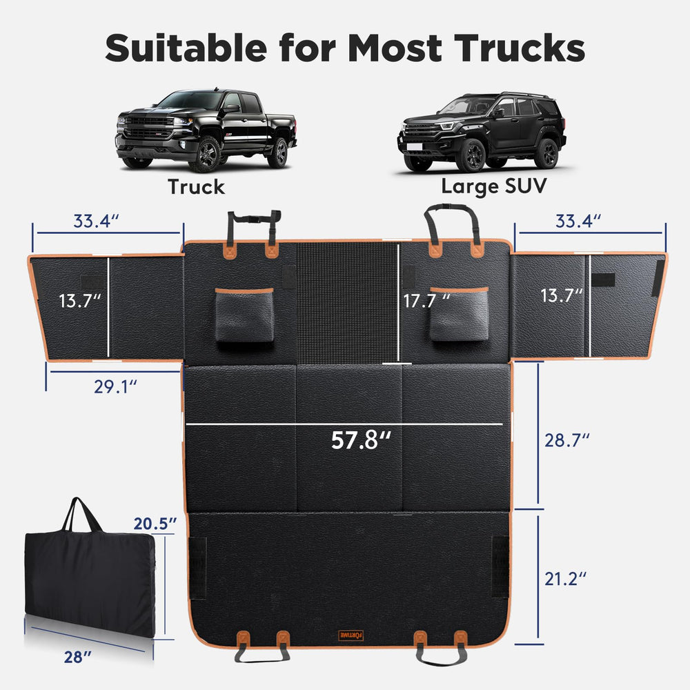 FURTIME XL amplio espacio para perros en camioneta grande.