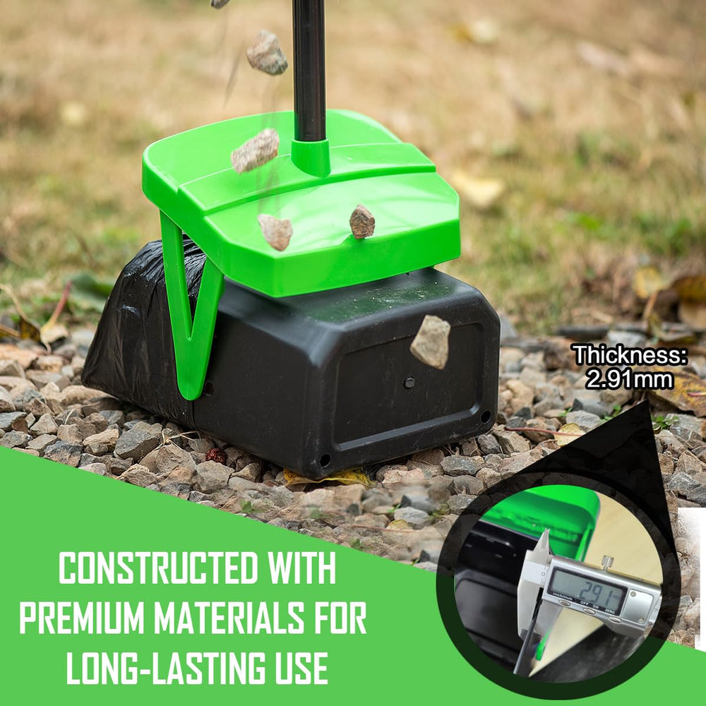 FUSBUNTY Pooper Scooper diseño compacto y ligero para guardar fácilmente.