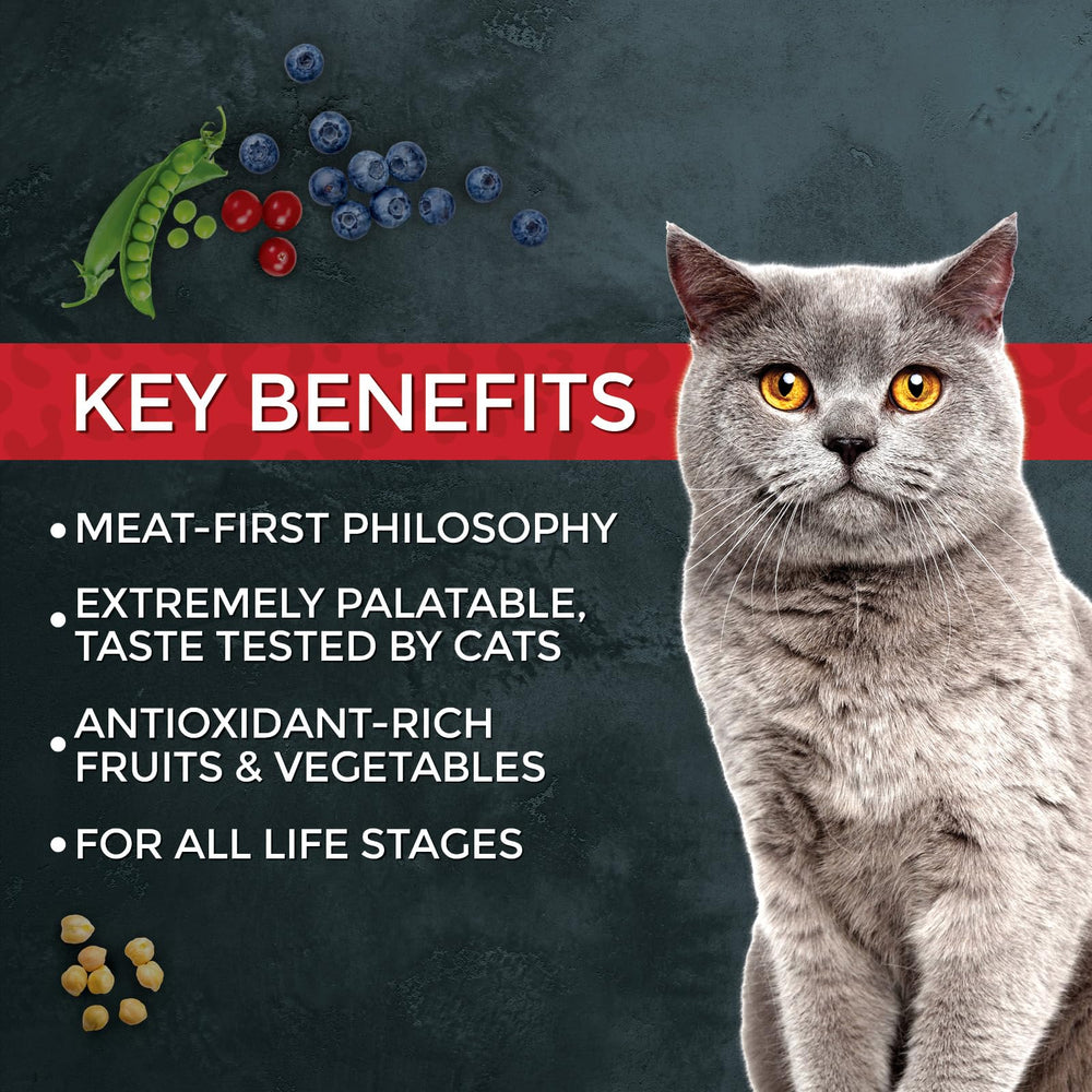 Fussie Cat Market Fresh: ingredientes frescos visibles que inspiran confianza.