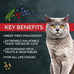 Fussie Cat Market Fresh: ingredientes frescos visibles que inspiran confianza.