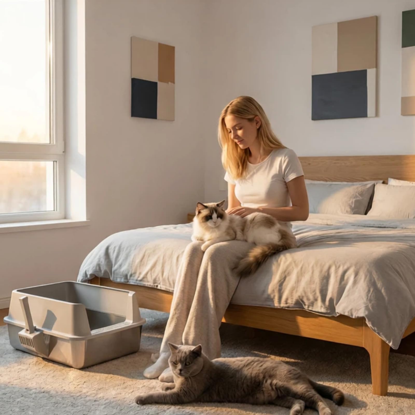 FUTAM capacidad 20L para gatos adultos y varios.