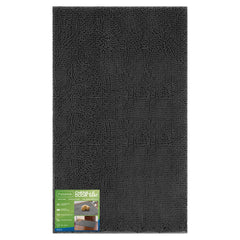 Futurwit alfombrilla para perros con chenilla gris y uso en frontal de entrada