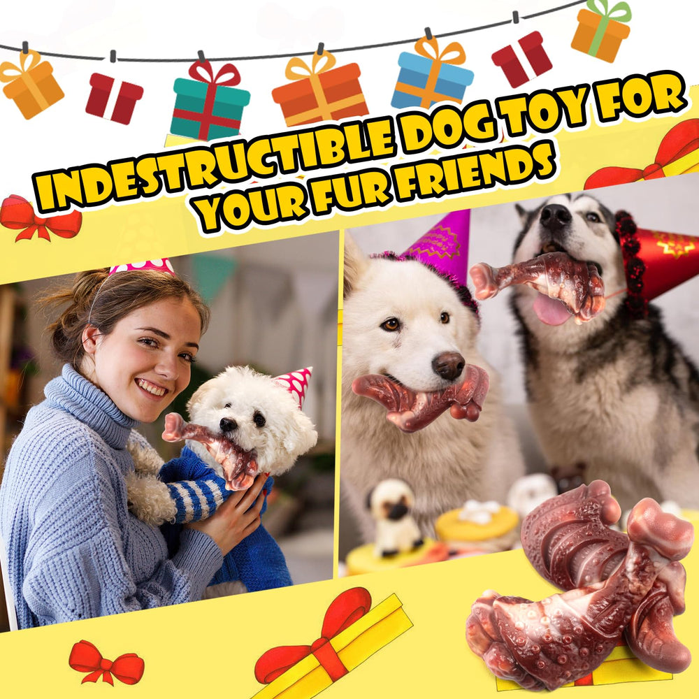 Fuufome Juguete sabor leche para motivar al perro a morder y jugar.