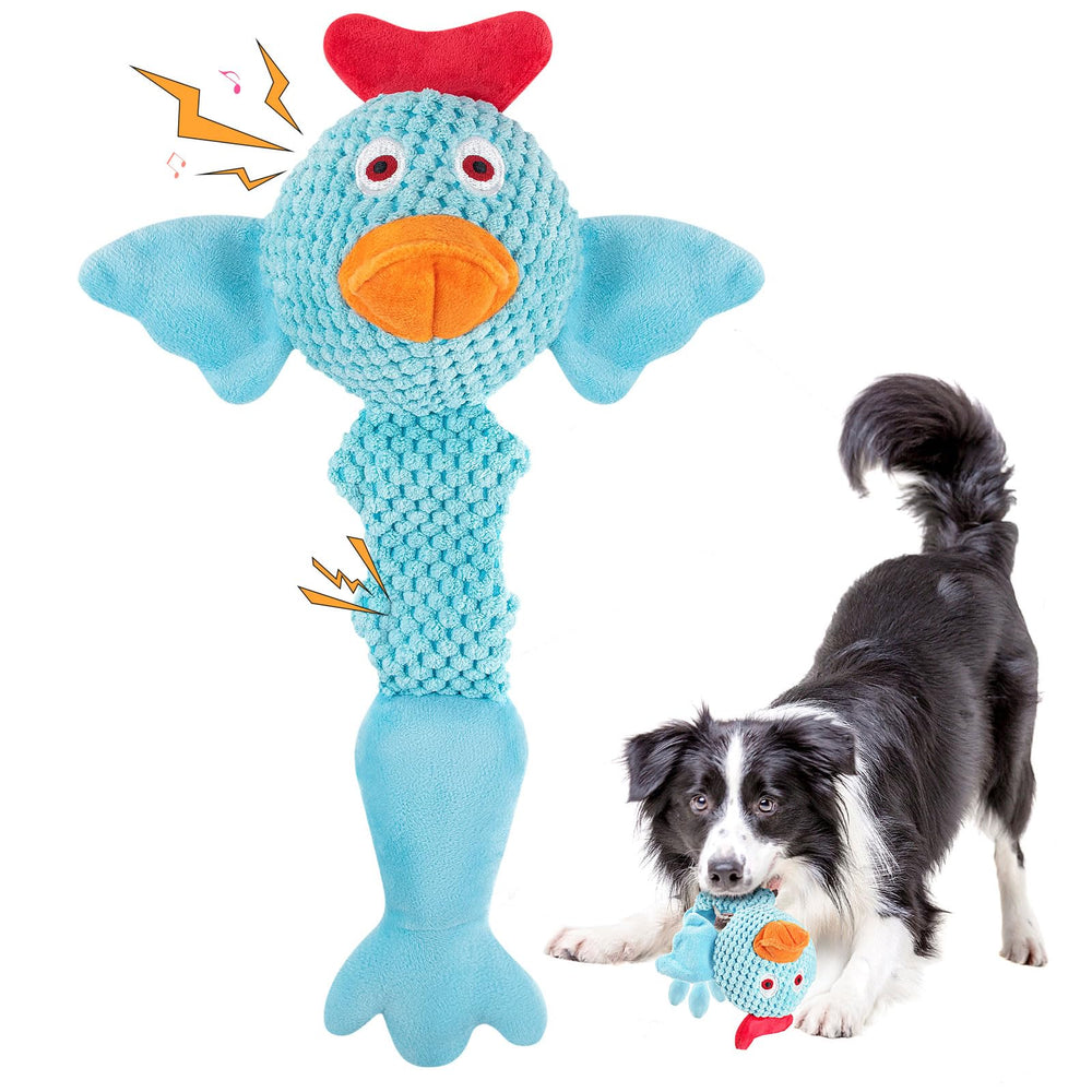 Fuufome Juguete pato sonoro para captar atención y fomentar juego.
