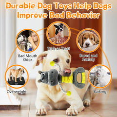 Fuufome juguete de tirón para perros, perfecto para juegos y fortalecimiento del vínculo.