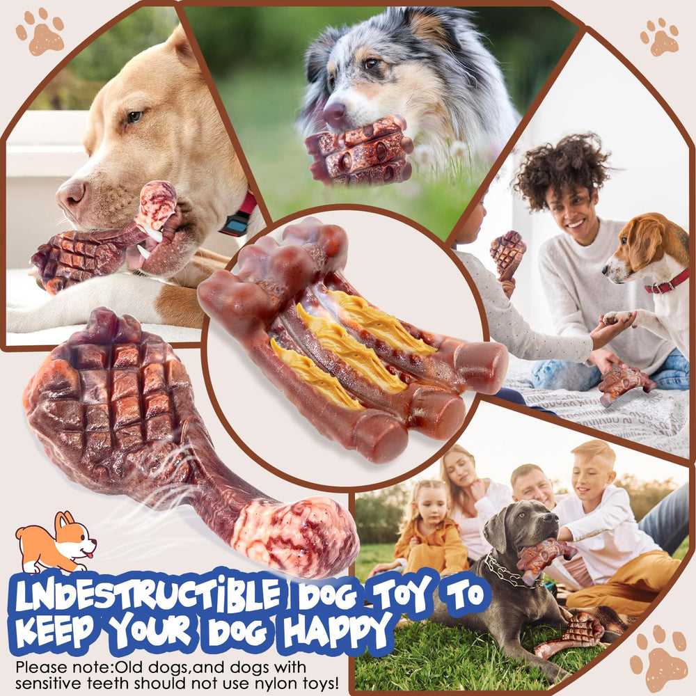 Fuufome pack dos juguetes para perros grandes, ideales para entrenamiento.