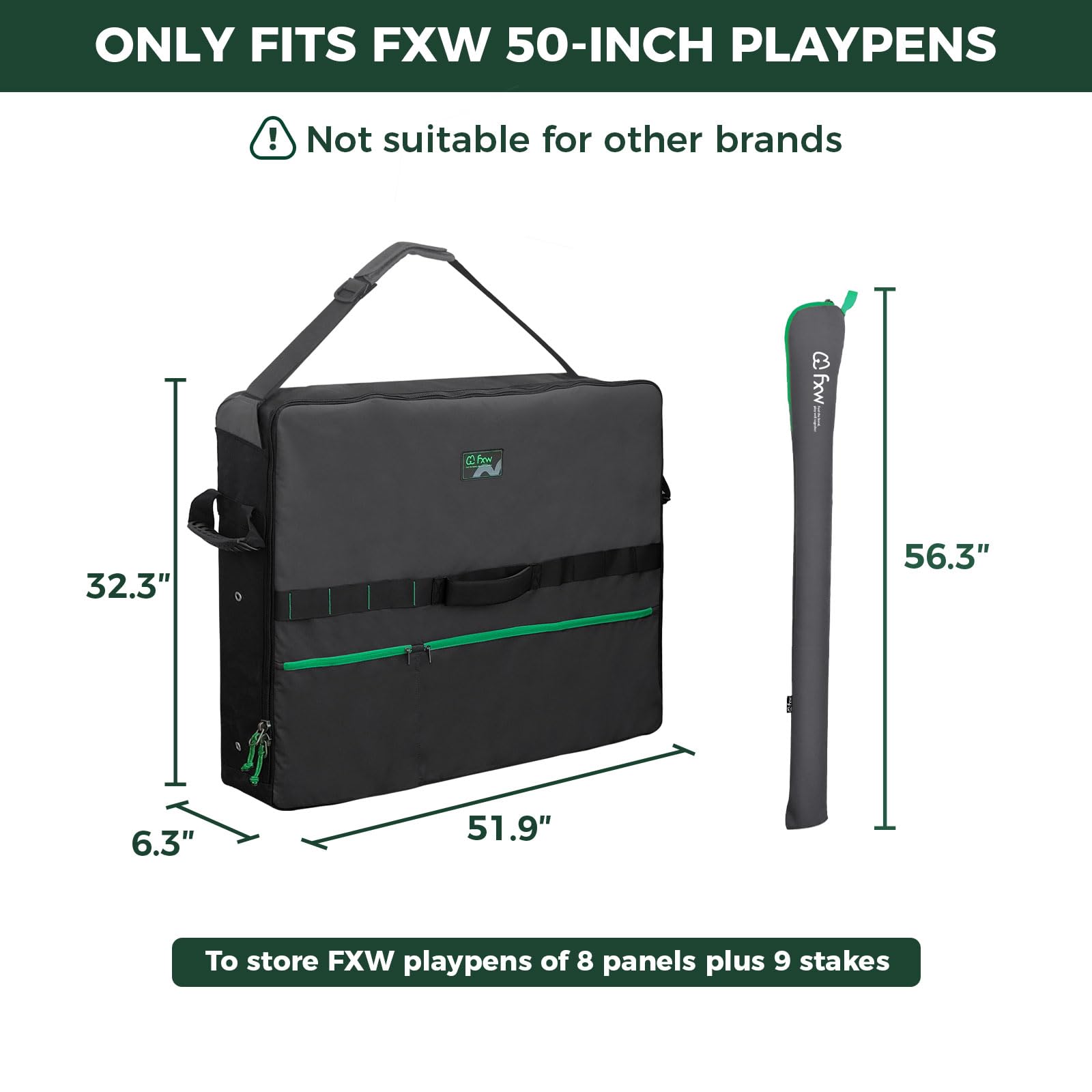 FXW bolsillos delanteros con cremallera para accesorios de perro