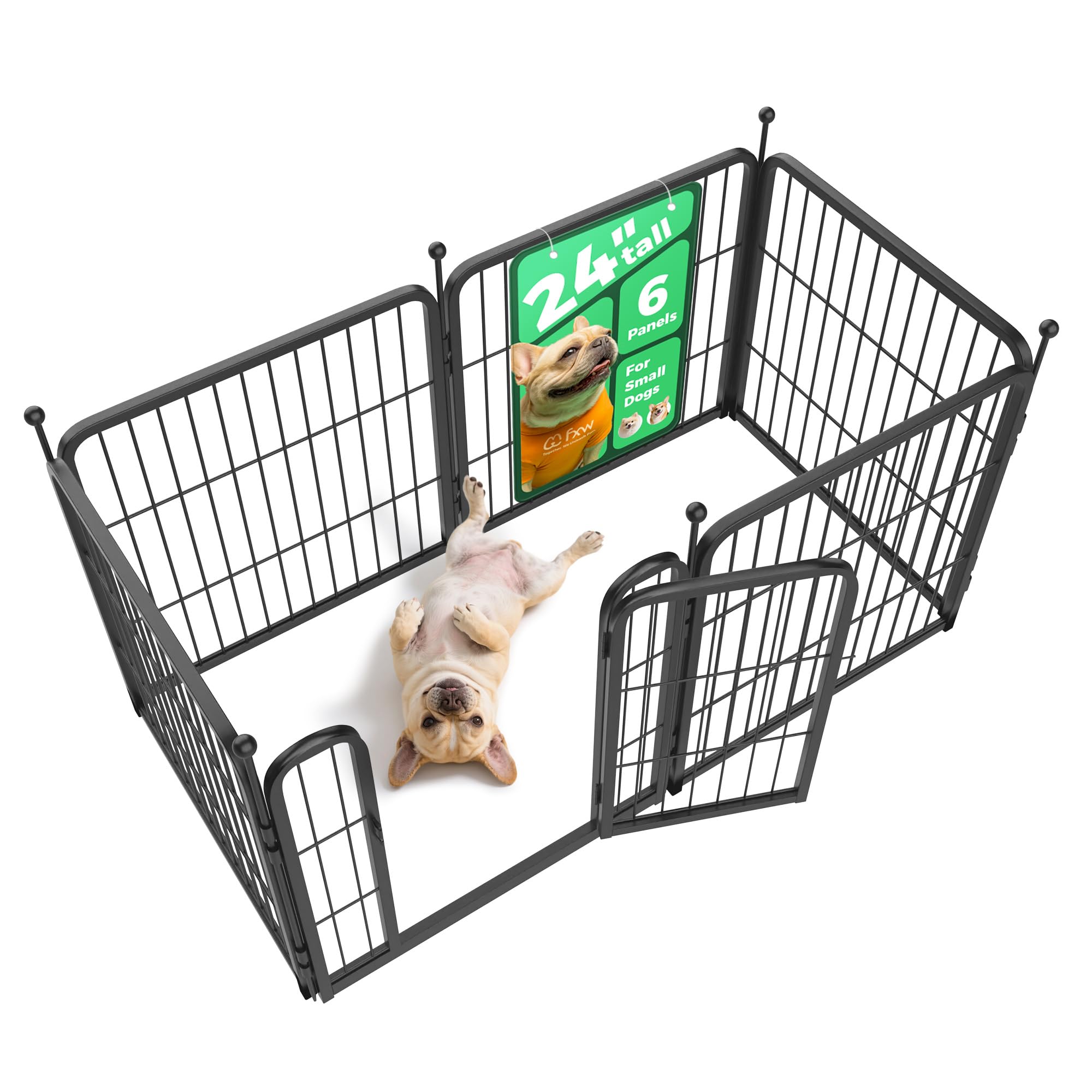 FXW Rollick jaula interior para perros, espacio seguro para jugar