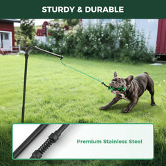 FXW TugPal Flex: cuerda resistente para sesiones de juego interactivas al exterior.