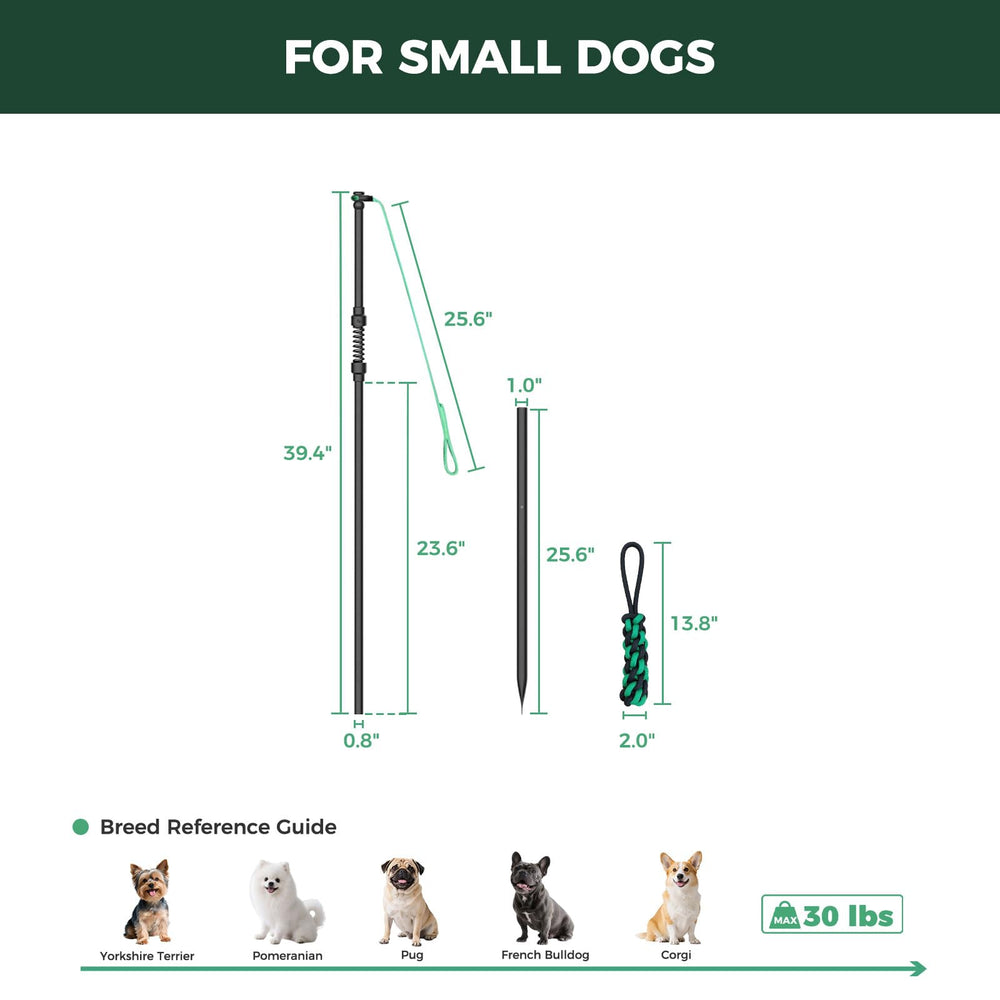 FXW TugPal Flex: ideal para perros pequeños hasta 9 kg para ejercicios supervisados.