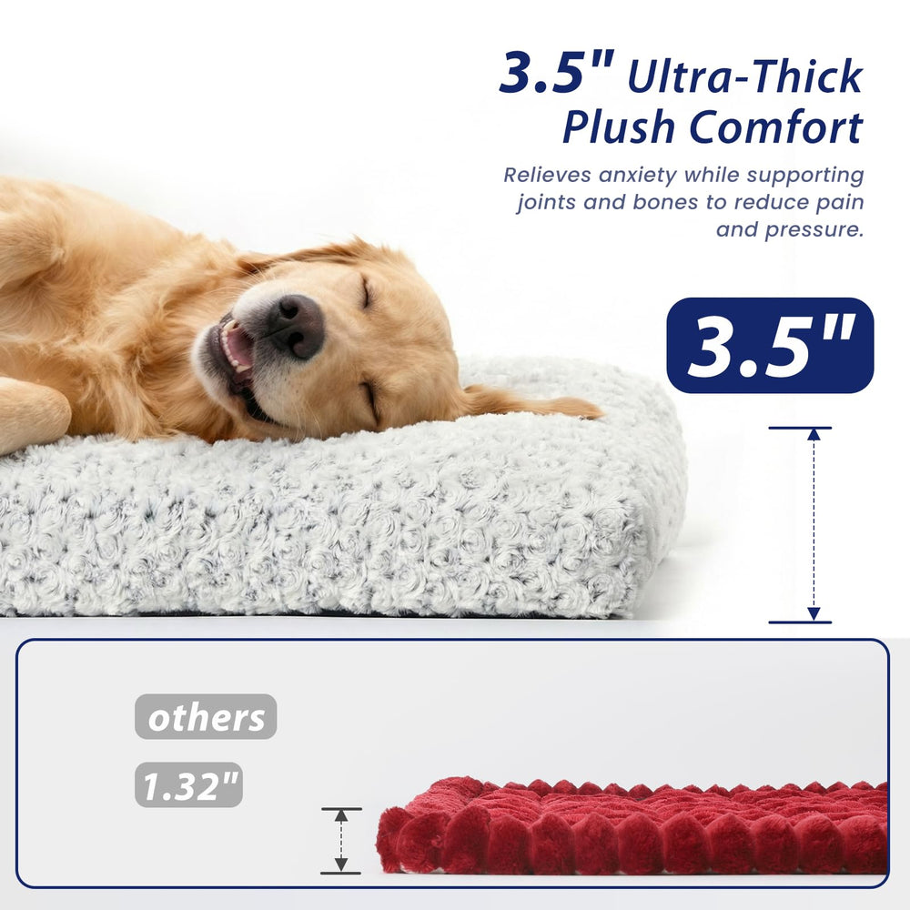 Acolchado 3-5 pulgadas Fykage para perro ofrece soporte y comodidad durante trayectos.
