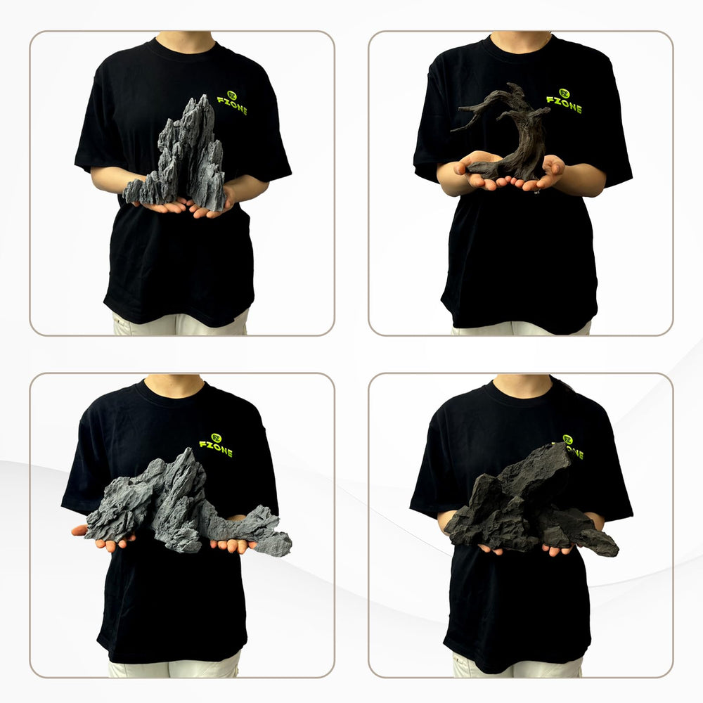 FZONE Resin Seiryu: material seguro y no tóxico, tranquilidad al colocar en hábitats.