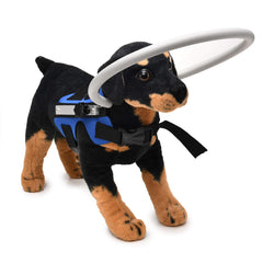 GabeFish Arnes guia para perros azul pequeno, ayuda a pasear con seguridad.