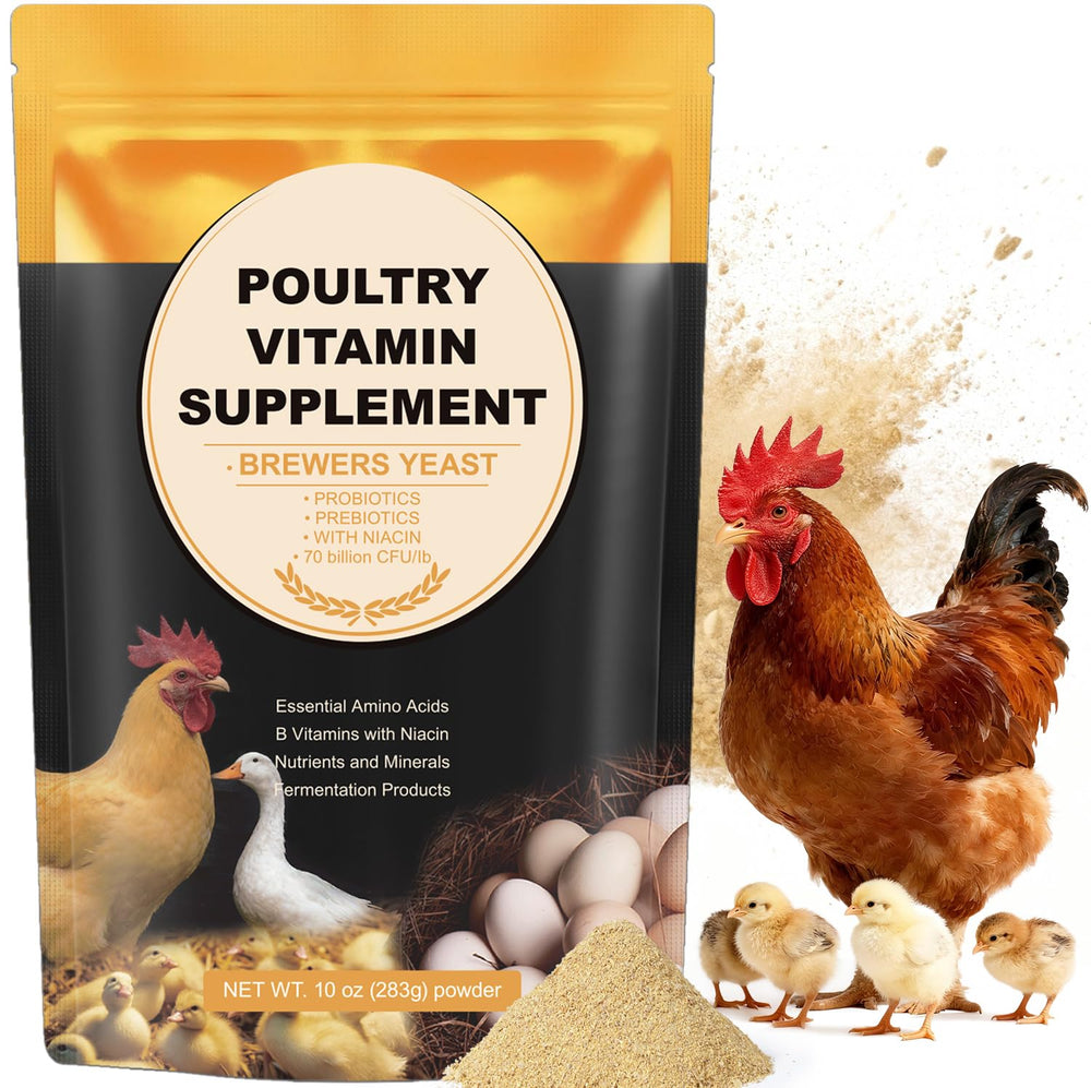 GAIAKINGCO envase levadura de cerveza para aves, apoyo digestivo