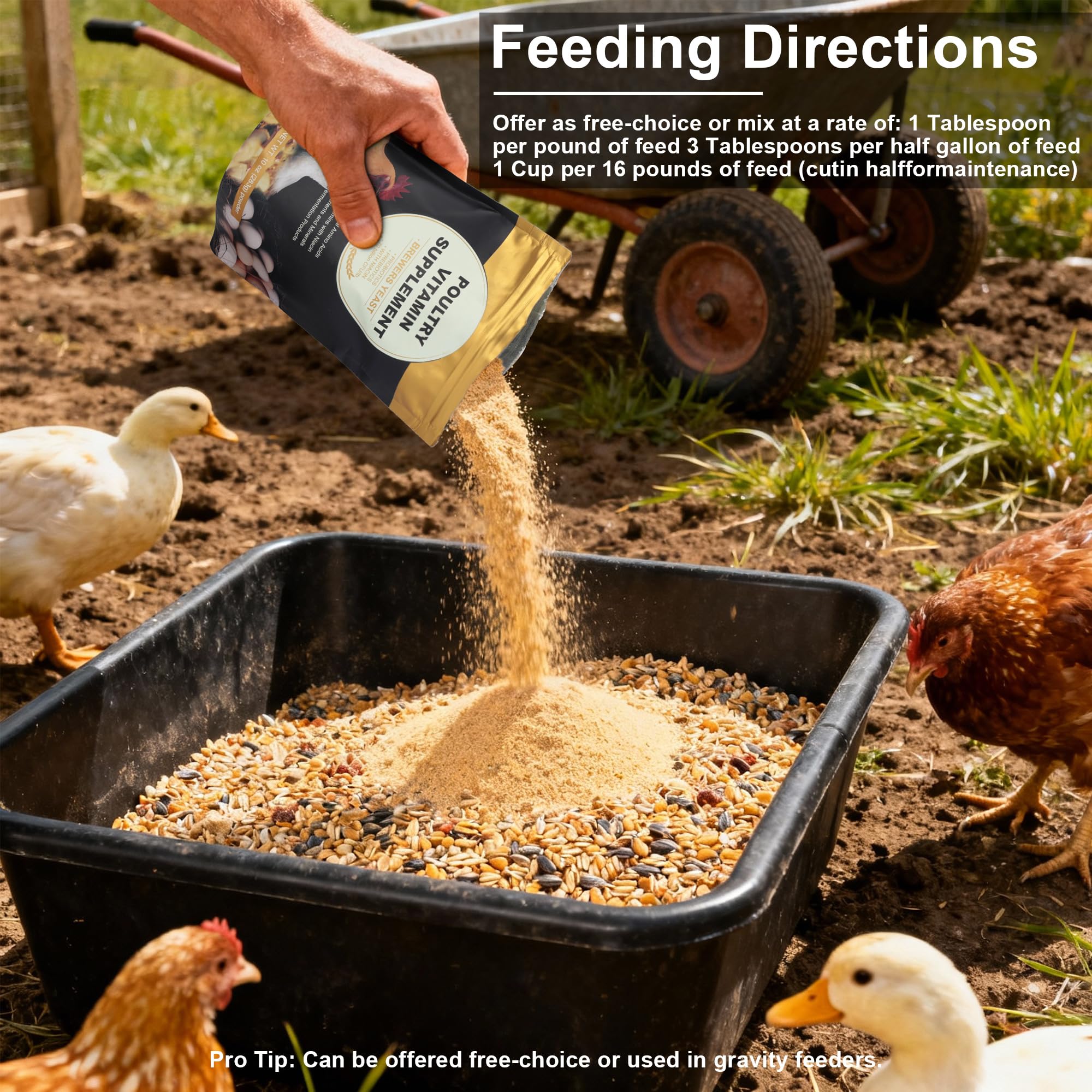 GAIAKINGCO uso práctico y dosificación sencilla para aves de corral