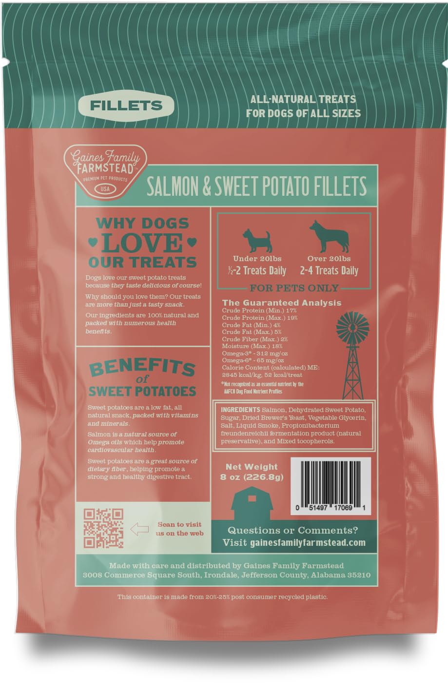GAINES FAMILY FARMSTEAD friandises moelleuses faciles à mâcher pour chiens.