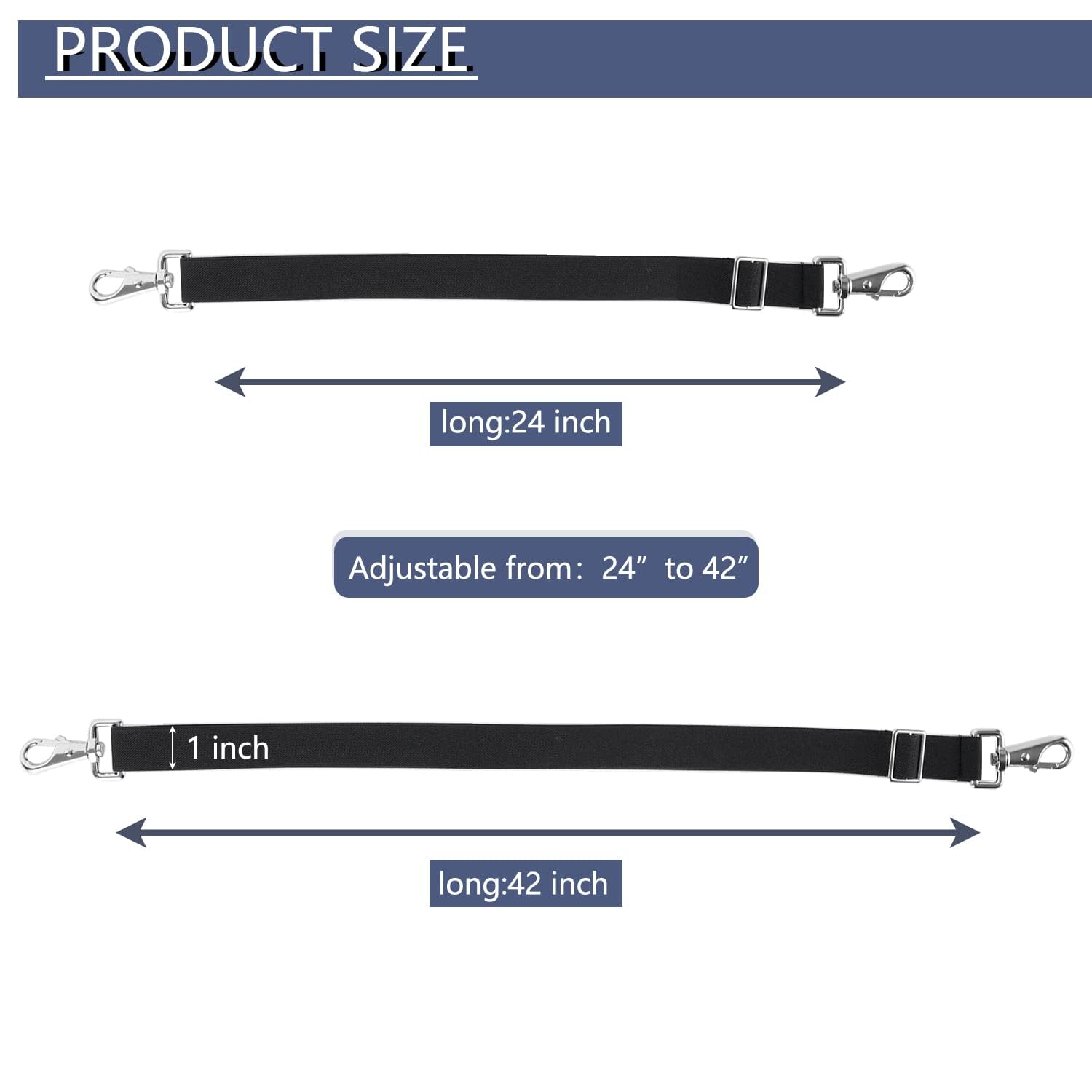 GAITWIN correa-elastica reemplazo, longitud ajustable 22-40 pulgadas