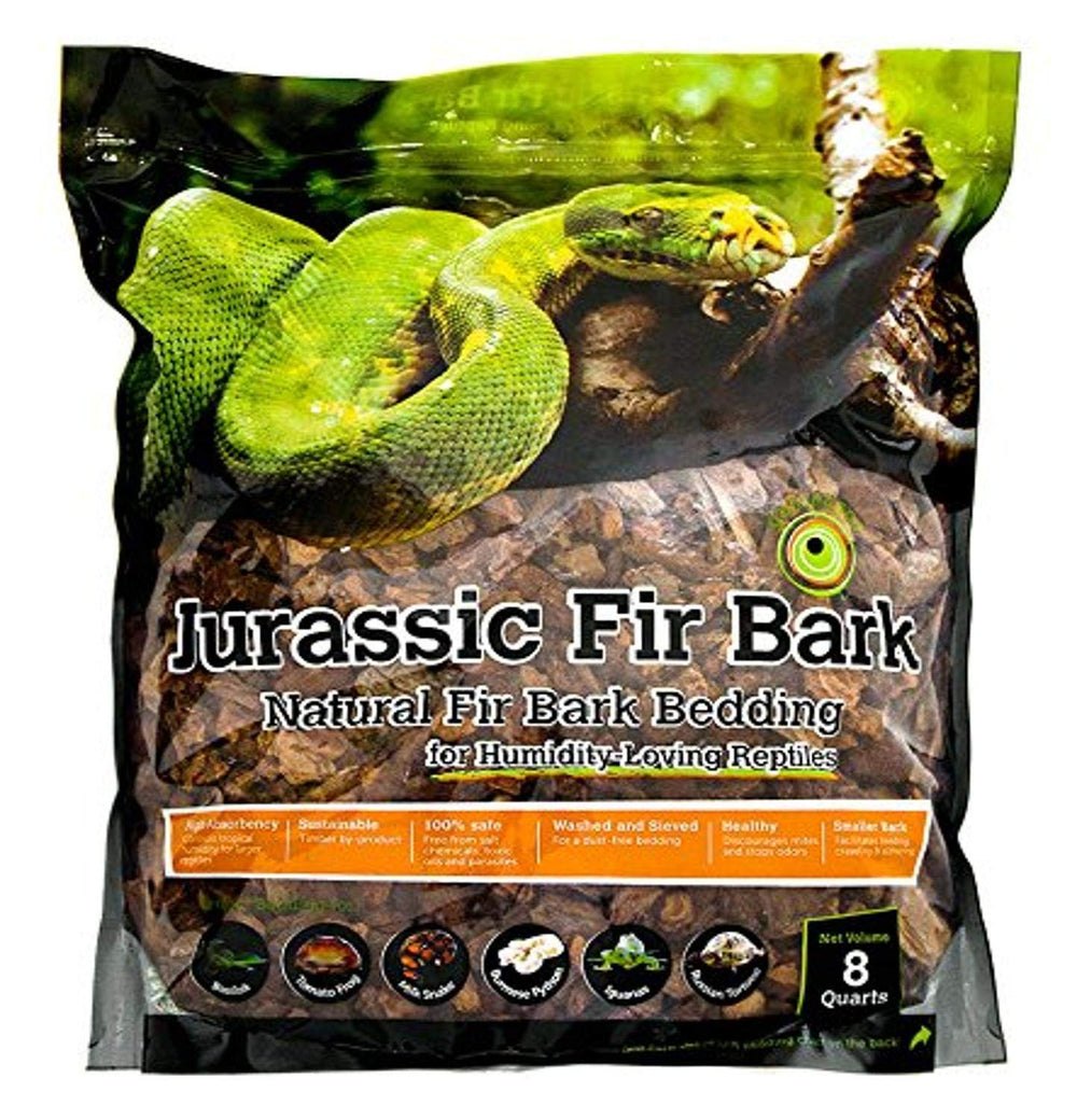Galapagos SuperMoss, bolsa de 8 cuartos con corteza natural para sustrato de reptiles.
