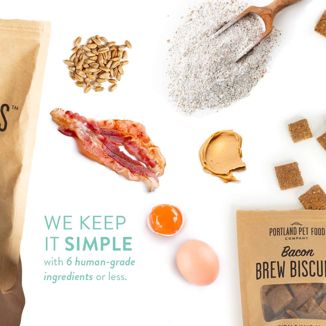 Galleta para perros, sabor natural y proteína simple.