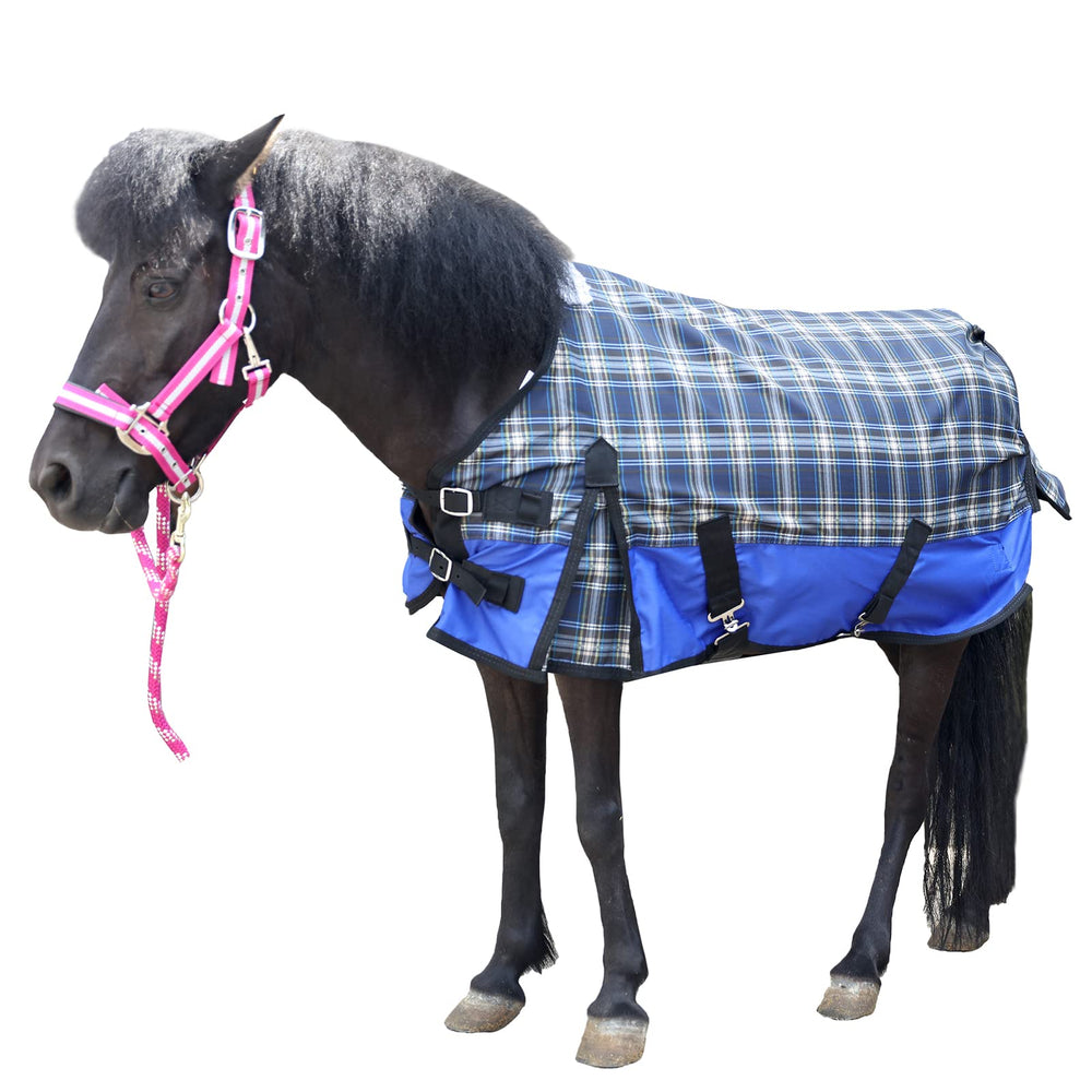 Gallopoff cobertor lluvia mini frontal: protección impermeable para ponis en exterior