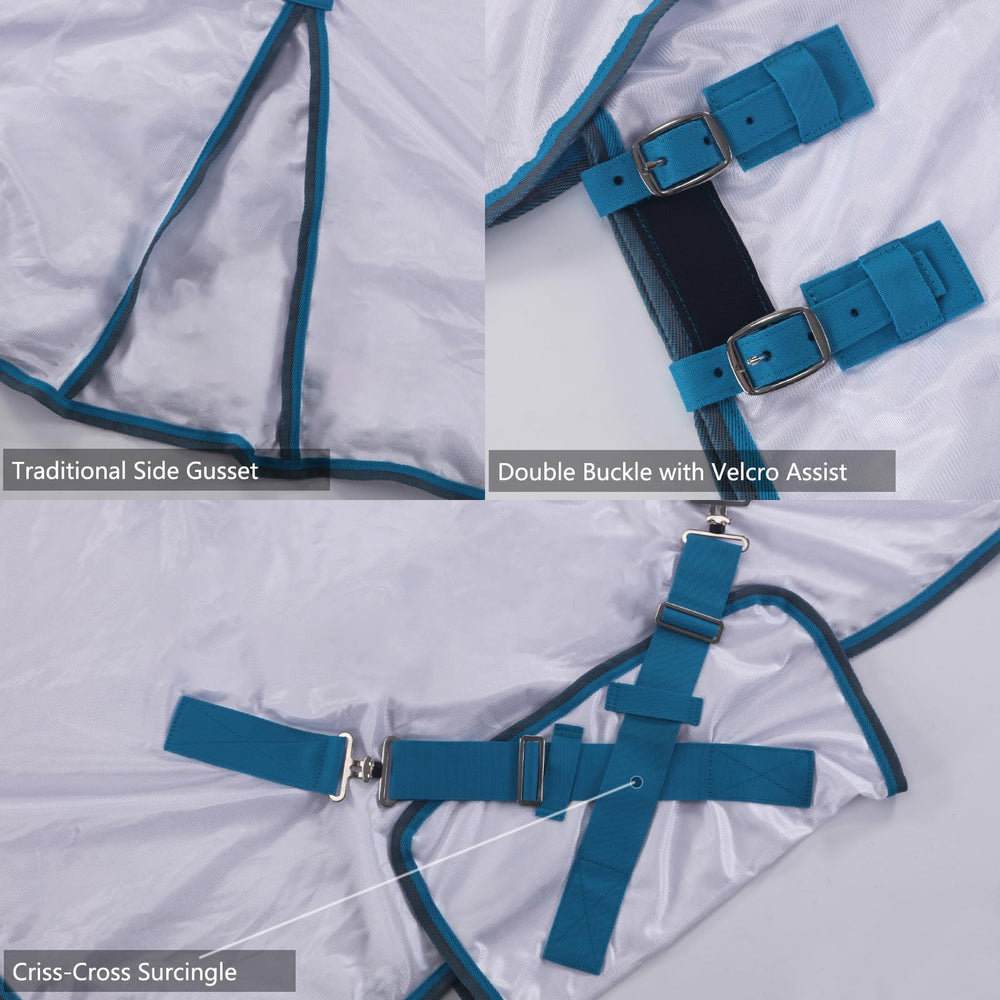 Gallopoff correas de piernas traseras removibles evitan desplazamientos