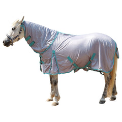 Gallopoff manta antimosquitos con cuello desmontable para caballos, protección y versatilidad en verano.