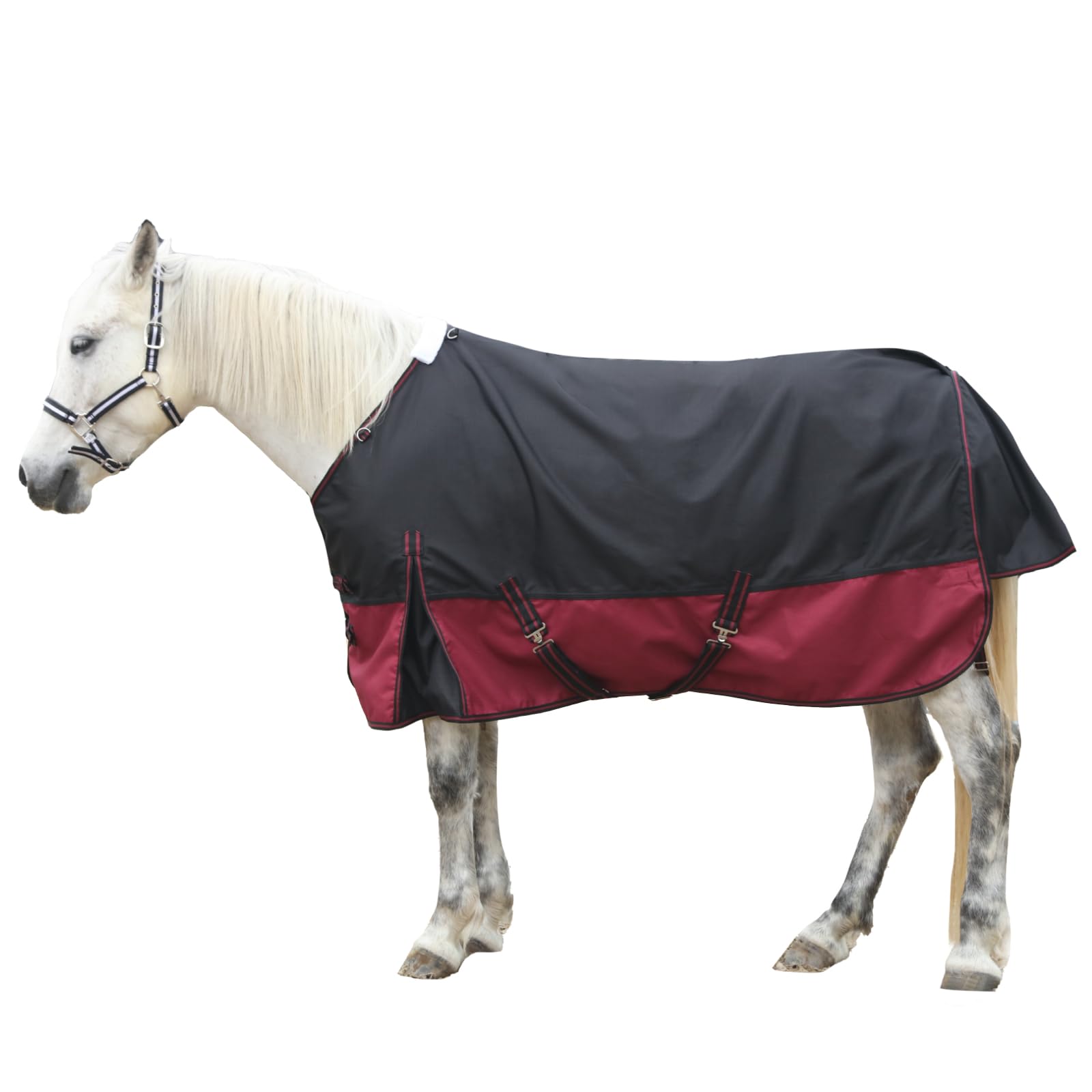 Manta Gallopoff 1200D impermeable para caballos, protege de la lluvia