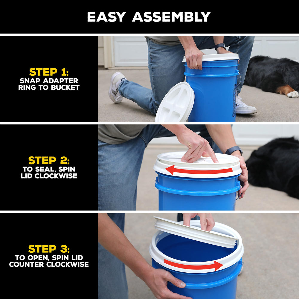 Gamma2 Gamma Seal Lid fabricado en Estados Unidos con plástico seguro.