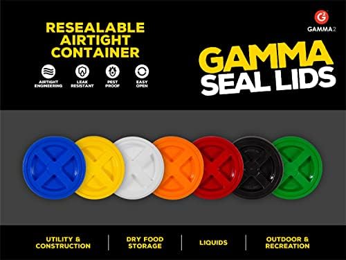 Gamma2 Gamma Seal Lid ideal para granos y semillas.