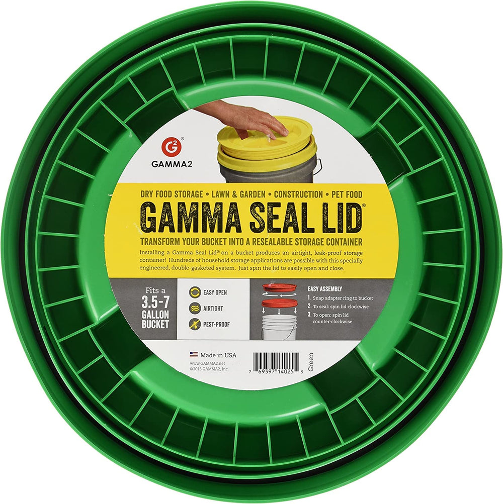 Gamma2 sello hermetico doble junta para cubo mantiene aromas y evita derrames.