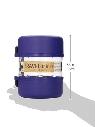 Gamma2 Vittles Vault Travel-Trainer: plastico-hdpe-sin-bpa para almacenamiento seguro de alimentos
