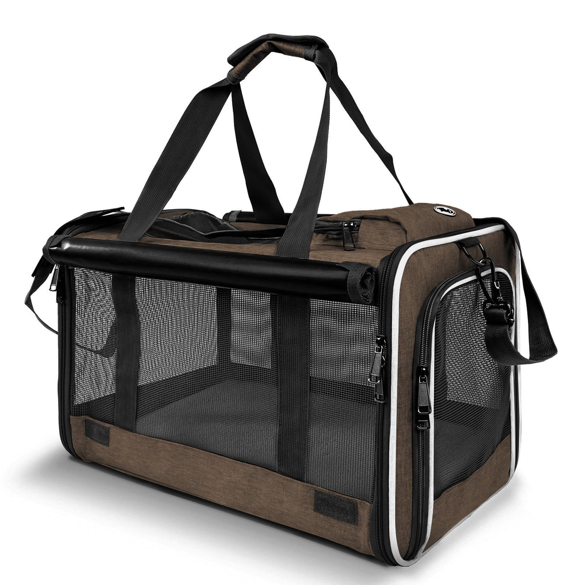 GAPZER bolsa transporte gato grande – acceso superior cómodo para viajar