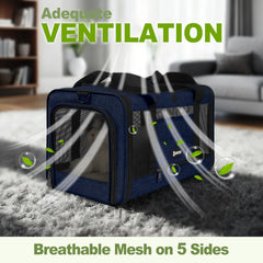 GAPZER transportín felino con ventilación 360 para confort