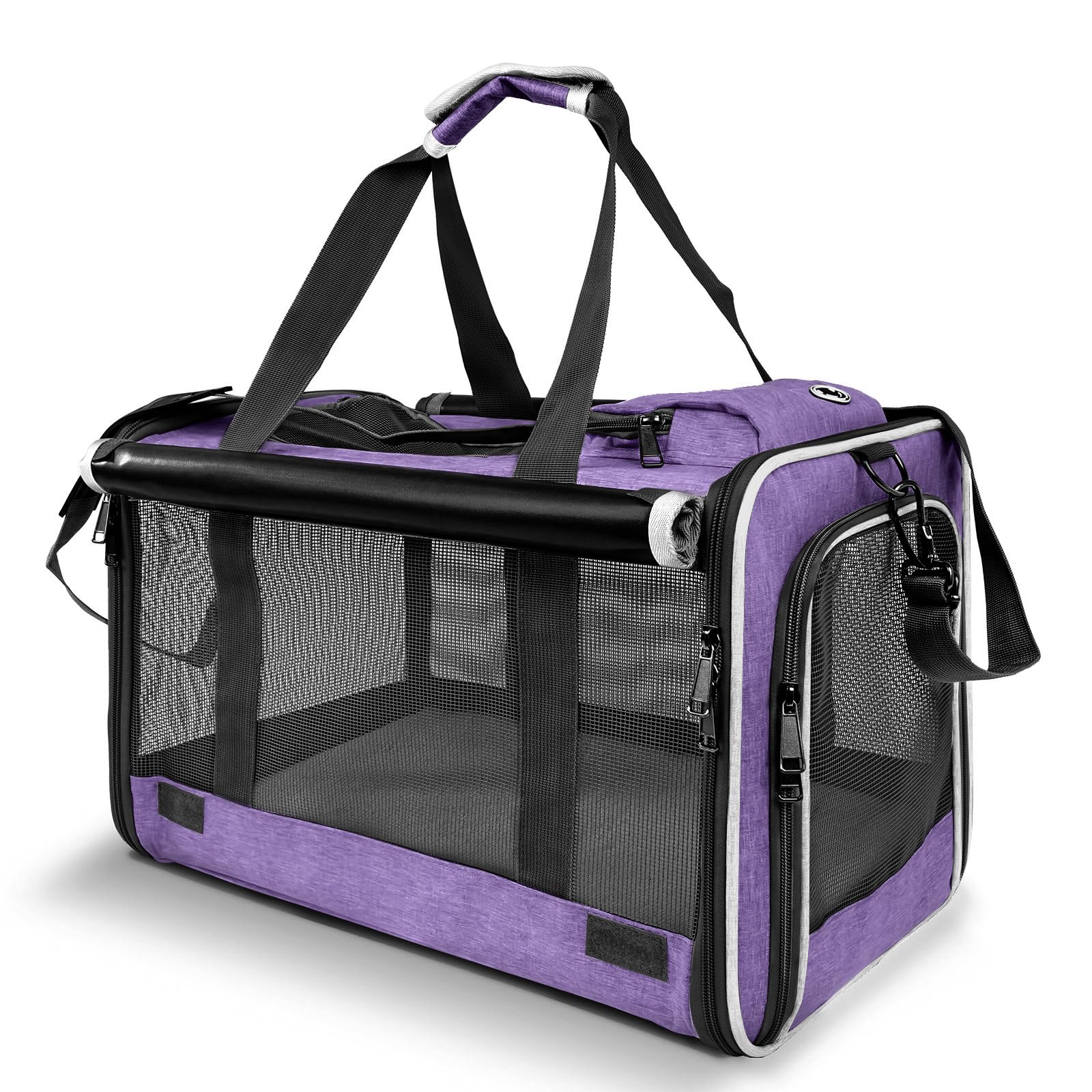 GAPZER bolsa transporte para perro pequeño ventilada para viajes