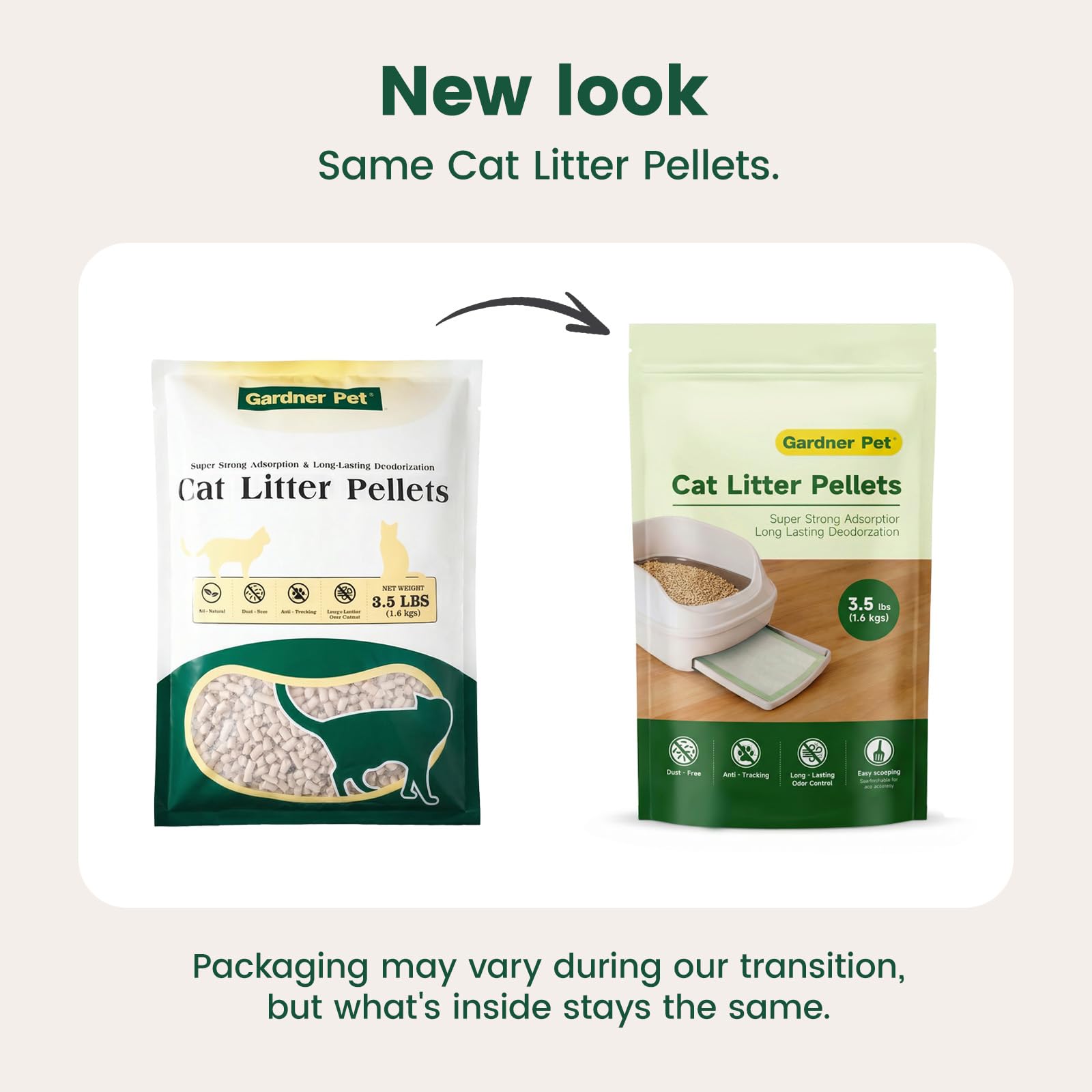 Pellets sin aglomeracion de Gardner Pet facilitan la limpieza