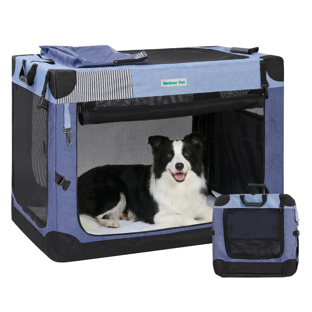 Gardner Pet caja suave plegable de 36 pulgadas, ideal para viajes.