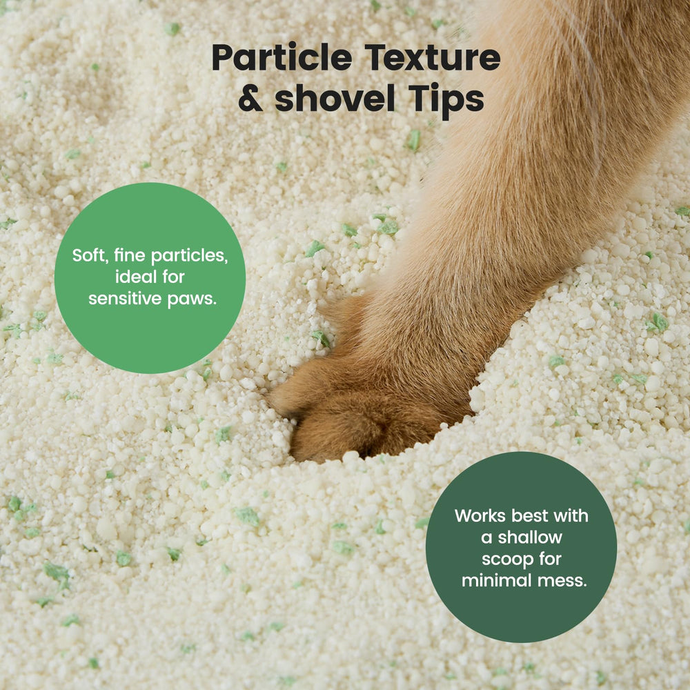 Gardner Pet Cassava Cat Litter: aglomerante rápido para una limpieza eficiente.